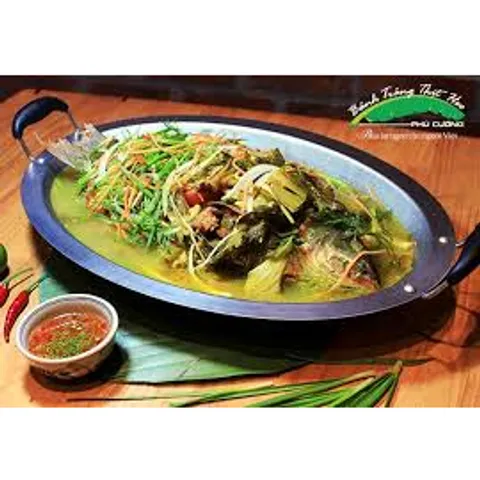 Nồi, Khay cá chép om dưa, nấu lẩu hấp loại to tiện lợi, dụng cụ có tay cầm chống nóng