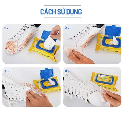 Giấy lau giầy thần thánh Sneaker 30 tờ