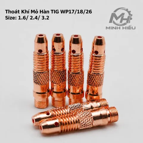 Thoát Khí, Thân Kẹp Kim Mỏ Hàn TIG WP26 - Phụ Kiện Mỏ Hàn TIG WP17/18/26