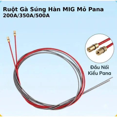 Ruột Gà Súng Hàn MIG Mỏ Pana 200A/350A/500A - Dài 3M/5M