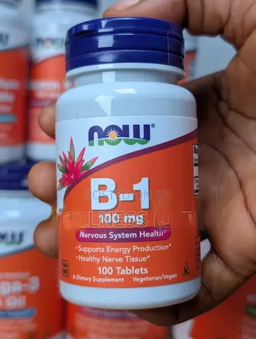 Viên uống Now B-1 100 mg |100 viên| Duy trì hiệu suất sinh năng lượng tế bào/Bảo vệ cấu trúc của hệ thần kinh trung ương/ngoại biên & Hỗ trợ chức năng tim mạch [SP Chuẩn Mỹ không tem]