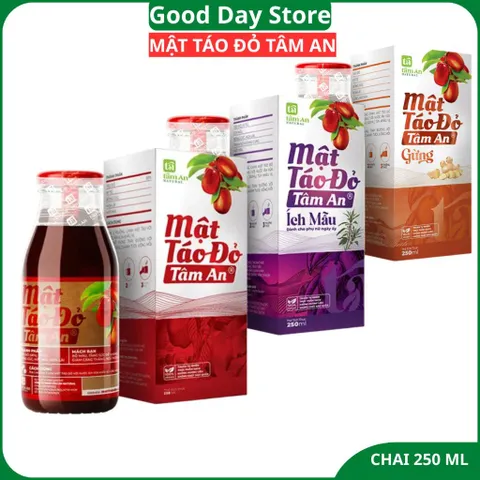Mật Táo Đỏ Tâm An 250ML,Bổ Máu Tốt Cho Sức Khỏe