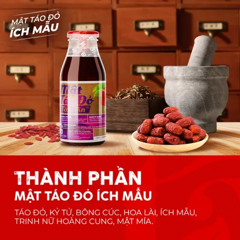 Mật Táo Đỏ Tâm An 250ML,Bổ Máu Tốt Cho Sức Khỏe