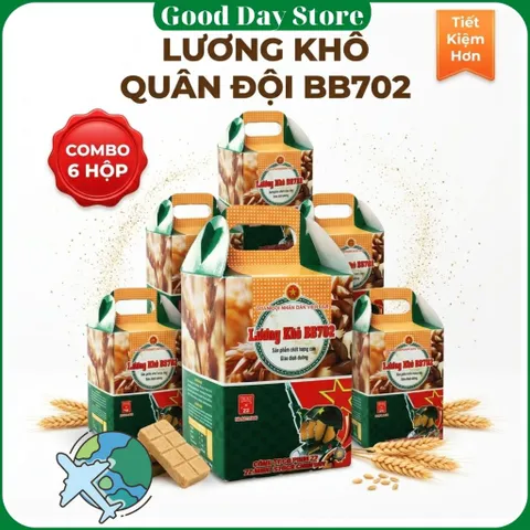 THÙNG 6 Hộp Lương Khô BB702 4.2 Kg Dinh Dưỡng Tiện Lợi