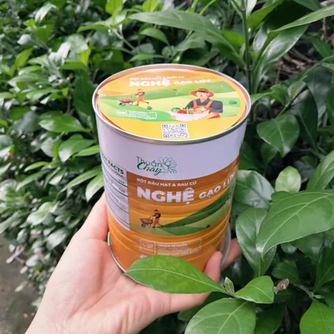COMBO 2 HÔP Bột Nghệ Gạo Lứt Thuần Chay – Bột Đậu Hạt Rau Củ Thơm Ngon