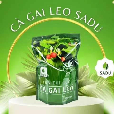 Trà Túi Lọc Cà Gai Leo Nguyên Chất Sadu 250g , Trà Thảo Mộc Hỗ Trợ Bảo Vệ Gan,Thanh Lọc Cơ Thể