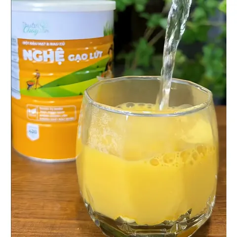 Bột Nghệ Gạo Lứt 420gram - Bột Ngũ Cốc Đậu Hạt Rau Củ Thuần Chay