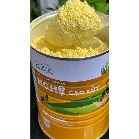 Bột Nghệ Gạo Lứt 420gram - Bột Ngũ Cốc Đậu Hạt Rau Củ Thuần Chay