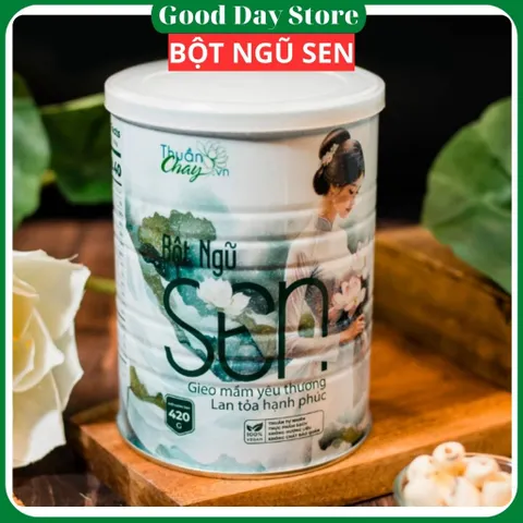Bột Ngũ Sen Thuần Chay 420g - Ngũ Sen Tự Nhiên Thành Phần Từ Sen - Thơm Dịu Tự Nhiên Dễ Pha Dễ Uống
