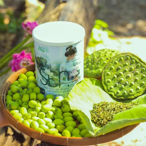 Bột Ngũ Sen Thuần Chay 420g - Ngũ Sen Tự Nhiên Thành Phần Từ Sen - Thơm Dịu Tự Nhiên Dễ Pha Dễ Uống