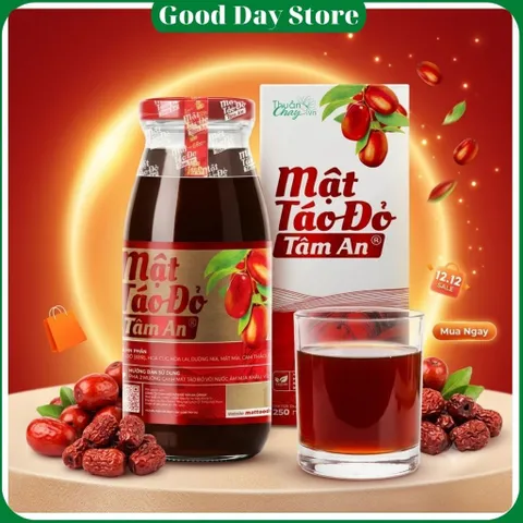 Mật Táo Đỏ Tâm An 250ml Bổ Dưỡng Từ Thiên Nhiên, Dễ Uống