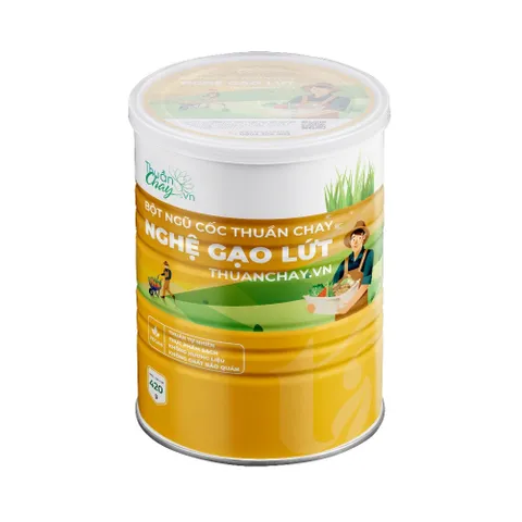 COMBO 3 HỘP Bột Nghệ Gạo Lứt Thuần Chay Tâm An - Bột Rau Củ Đậu Hạt Tốt Cho Hệ Tiêu Hóa, Dạ Dày