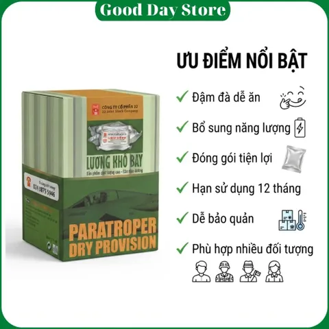 Lương Khô BAY 1Kg Dùng Để Ăn Sáng,Ăn Bữa Phụ,Ăn Trước Khi Vận Động