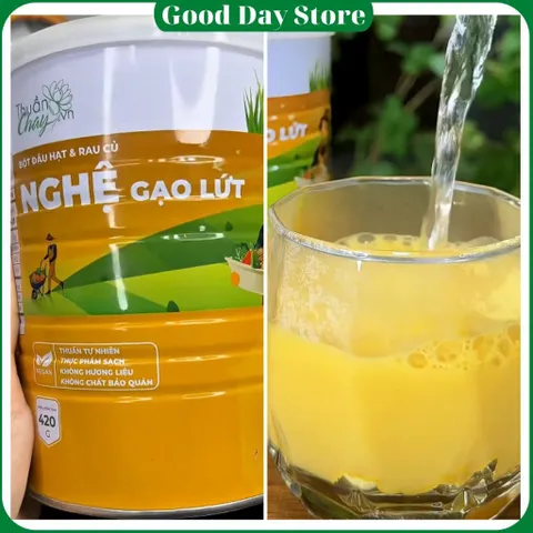 Bột Ngũ Cốc Thuần Chay - Nghệ Gạo Lứt 420 gram