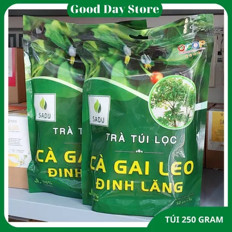 Trà Túi Lọc Cà Gai Leo Đinh Lăng SADU 250g 50 Túi Lọc | Trà Thảo Mộc Thiên Nhiên Tiện Lợi