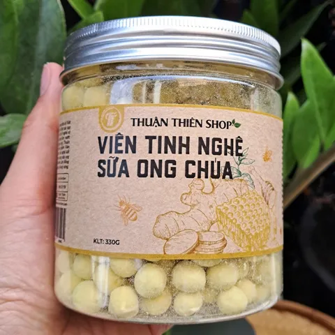 Viên Tinh Nghệ Sữa Ong Chúa Nguyên Bản Thuận Thiên Hộp 330Gram