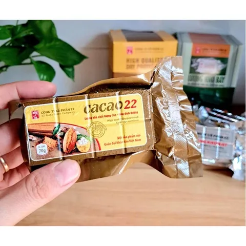 THÙNG 6 Hộp Lương Khô Cacao 22 Chính Hãng / Lương Khô Quân Đội Vị Cacao thơm ngon
