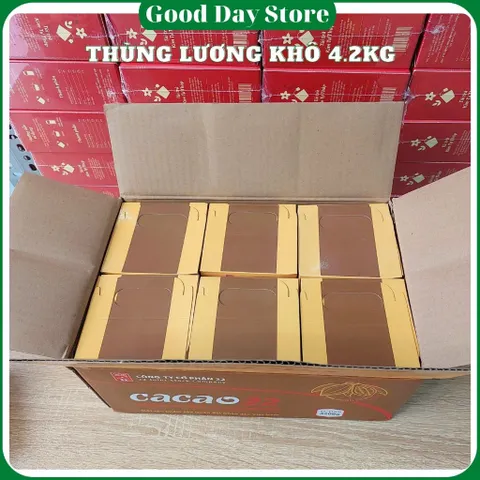 THÙNG 6 Hộp Lương Khô Cacao 22 Chính Hãng / Lương Khô Quân Đội Vị Cacao thơm ngon