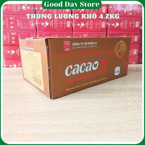 THÙNG 6 Hộp Lương Khô Cacao 22 Chính Hãng / Lương Khô Quân Đội Vị Cacao thơm ngon