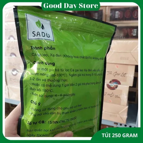 1 KG Trà cà gai leo Xạ Đen sadu gói 250g,Trà túi lọc tiện lợi khi sử dụng