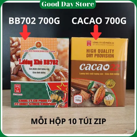 Lương Khô Dinh Dưỡng Dùng Để Ăn Sáng,Ăn Vặt,Trước Khi Vận Động,Công Ty Cổ Phần 22 Bộ Quốc Phòng