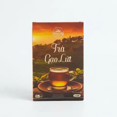 Trà gạo lứt Tây Nguyên Food - Việt Nam thanh lọc cơ thể hộp 500g