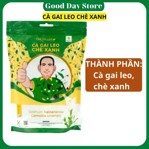 Trà Cà Gai Leo Chè Xanh SaDu- Phù Hợp Cho Người Mất Tập Trung, Uể Oải, Nóng Trong