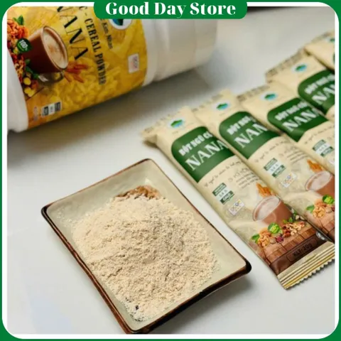 Bột Ngũ Cốc NANA Thảo Mộc Kim Nhan 600g Hương Vị Thơm Ngon Dễ Uống