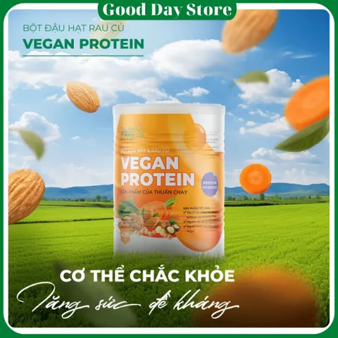 VEGAN PROTEIN 420g - Bột Ngũ Cốc Đậu Hạt Rau Củ Không Đậu Nành