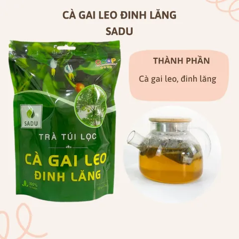 1 KG Trà cà gai leo Sadu,Trà túi lọc dễ sử dụng,dùng hàng ngày,hạn sử dụng 24 tháng