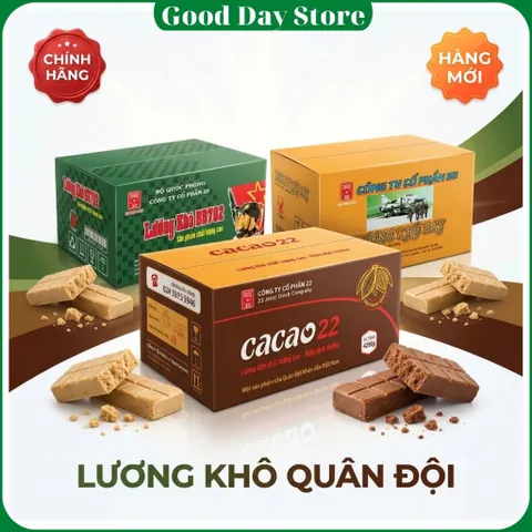 THÙNG Lương khô dinh dưỡng dùng để ăn sáng,ăn bữa phụ,ăn khi đi du lịch,dùng để cứu trợ thiên tai