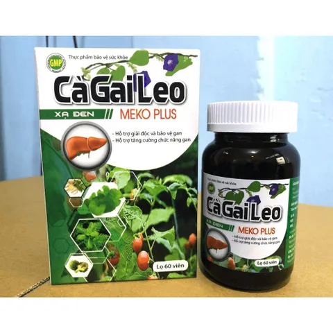 Cà Gai Leo Xạ Đen Meko Plus Hỗ Trợ Giải Độc Gan, Bảo Vệ Gan, Thanh Nhiệt, Tăng Cường Chức Năng Gan