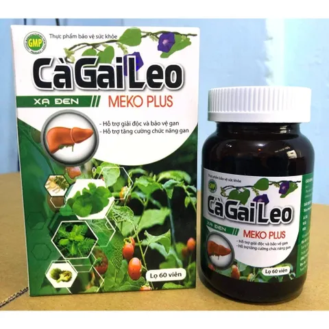 Cà Gai Leo Xạ Đen Meko Plus Hỗ Trợ Giải Độc Gan, Bảo Vệ Gan, Thanh Nhiệt, Tăng Cường Chức Năng Gan
