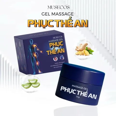 GEL MASSAGE XƯƠNG KHỚP PHỤC THỂ AN HỖ TRỢ VÀ GIẢM ĐAU NHỨC XƯƠNG KHỚP HIỆU QUẢ HỘP 50 g