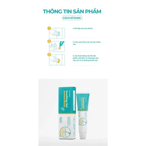 Gel Làm Dịu Dr Rerdia Soothing Gel Giúp Thư Giãn Vùng Cơ Khớp, Chiết Xuất Nhân Sâm Nghệ Ngải Cứu 30g