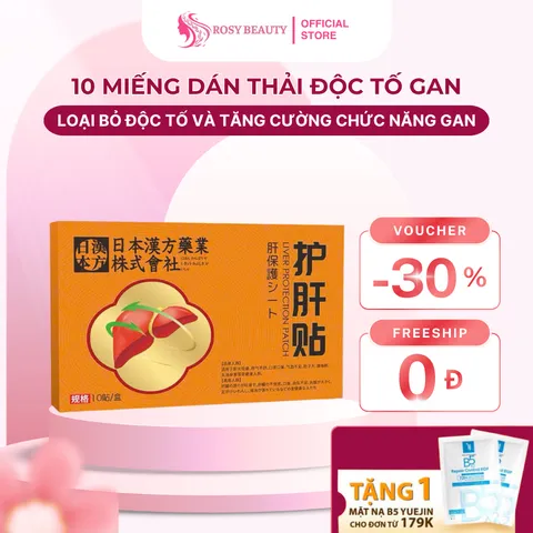 Miếng Dán Thai Doc Gan Thanh lọc ,Loại Bỏ Độc Tố Và Ngủ Ngon Giấc Hộp 5 Miếng