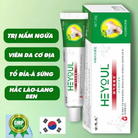 Kem Bôi Da Liễu Heyoul Hàn Quốc, Hỗ Trợ Giảm Ngứa Da Á Sừng Tổ Đỉa, Làm Dịu Da Nhạy Cảm 20g