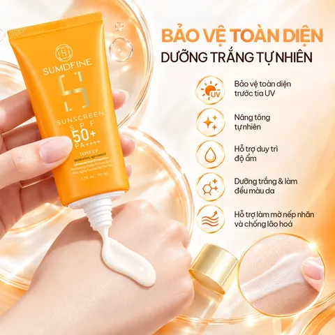 Kem chống nắng nâng tông Sumdfine Sunscreen SPF 50 PA+++