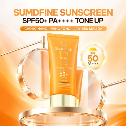 Kem chống nắng nâng tông Sumdfine Sunscreen SPF 50 PA+++