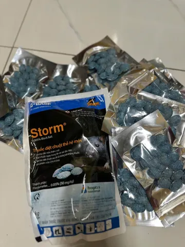  Storm gói 10 viên, 20 viên, Thế Hệ Mới kiểm soát chuột sau 2-5 ngày sử dụng kiểm soát cho nhà kho xưởng đồng ruộng an toàn hiệu quả tốt