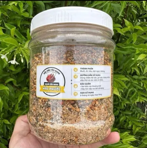 Muối Tiêu Rang Thượng Hạng Hải Phước - Đặc Sản Tây Ninh Chính Gốc, Muối Chấm Trái Cây, Hải Sản, Gà Luộc