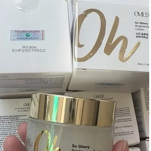 Kem dưỡng trắng da O’Muse Oh So Glowy Brightening Cream 50ml của Hàn Quốc
