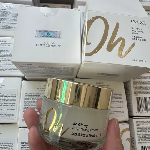 Kem dưỡng trắng da O’Muse Oh So Glowy Brightening Cream 50ml của Hàn Quốc