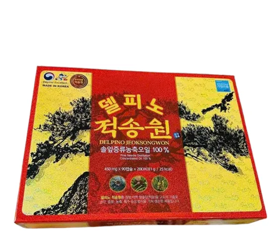 Tinh Dầu Thông Đỏ Hàn Quốc DEL PINO JOEK SONG WON Hộp 180 Viên