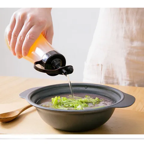 Bình đựng gia vị, nước sốt, nước tương Inomata 360ml màu nâu nội địa Nhật Bản