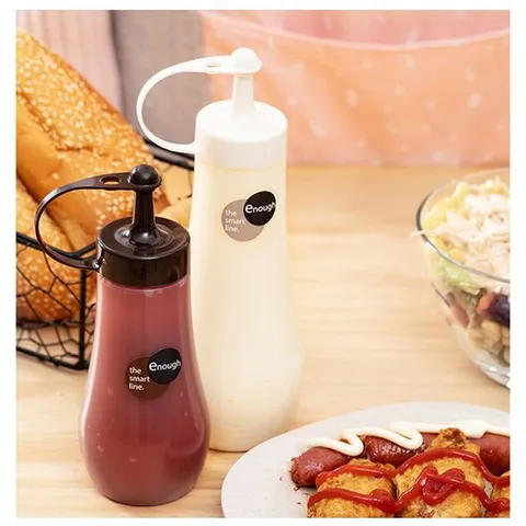 Bình đựng gia vị, nước sốt, nước tương Inomata 360ml màu nâu nội địa Nhật Bản