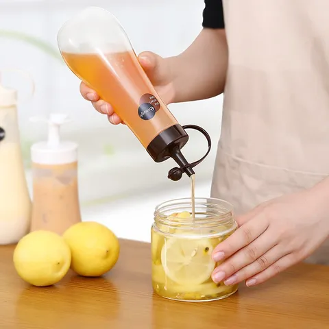 Bình đựng gia vị, nước sốt, nước tương Inomata 360ml màu nâu nội địa Nhật Bản