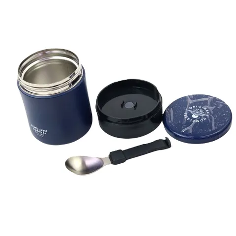 Bình Ủ Cháo Giữ Nhiệt (400ML, Màu Xanh Navy) Nội Địa Nhật Bản - Nakaya