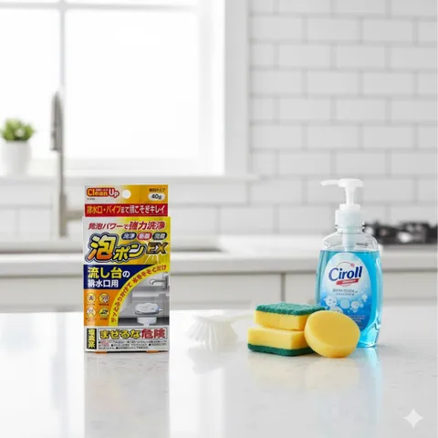 Gói bột tẩy rửa đường ống , bồn rửa bát 40g Nhật Bản - Kokubo