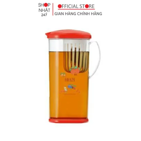 Bình đựng nước 2L có khay tách bã trà Nội địa Nhật Bản Nakaya